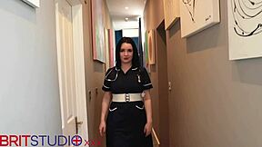 nurse harding cuks bf after shift deepthroats cum facial