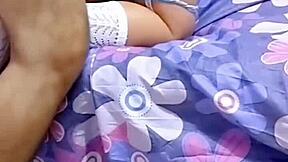 Cute emo mexican schoolgirl begs hard fuck creampie after netflix tease