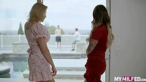 Ryan Keely Swaps Stepmom Duties with Hot Riding!