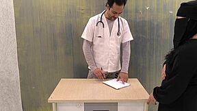 doctor can't resist slamming his big cock into that chubby asian patient