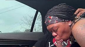 wanna trade sloppy deepthroat ebony blowjob for fresh air forces sneakers?