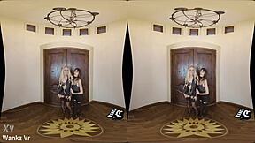 Wankzvr Blonde Brunette Lingerie Squad Rebounds Hardcore!