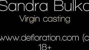 Virgin Chubby Sandra Bulka Casting Masturbation Defloration Interview