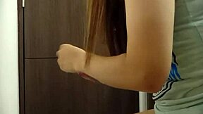 hidden cam catches sexy venezuelan nurse milet pissing upskirt in public