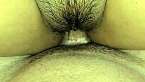 Latina wife's tight hairy pussy gets ripped clothes and dripping creampie close up