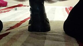 Hey, you seeing this chubby fox stuffing her fat ass with that monster bad dragon buttplug and cum lube?