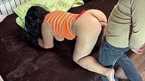 stepmom teases stepson then takes his dick deep in her big ass