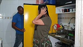 peruvian latina big ass fetish caught shifting gears alex lima shoves monster black cock in