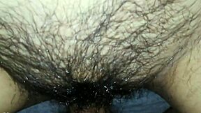 fat hairy pussy gets bent over doggystyle fucked hard