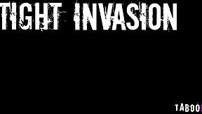 Three Men Stuff Lena Pauls Mouth with Big Loaded Cocks