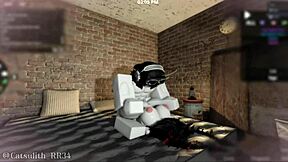 pounding big ass bent over doggystyle blowjob sex with follower part 2