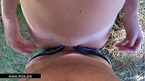 heart races from public sex explosion with girlfriend and cum everywhere