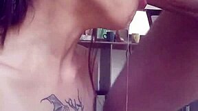 fuck yeah this naughty bitch drools cum all over my throbbing dick!!!