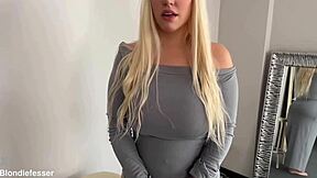 horny blondie fesser arrests me for intense cock dirty play