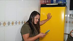 peruvian latina big ass fetish caught shifting gears alex lima shoves monster black cock in