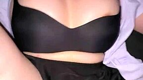 big titted student's tight pussy creampied raw by senior in dorm?