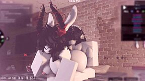 pounding big ass bent over doggystyle blowjob sex with follower part 2