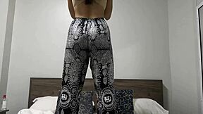 POV workout showcasing her nice fine ass curves up close