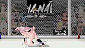 Princess Ring 2: Isabelle Battles Natasha in Catfight