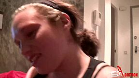 What secrets hide in this pre-gym tease with Jose Adiction and Lulu Chu?