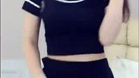 chi danny dances sexy on live webcam show