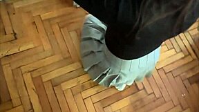 College Uniform Skirt Hides Latina Stepsis Ass Before Cumshot