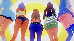 My one piece dance with toys leads to wild anal orgasm!