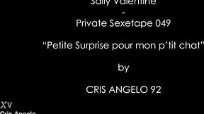 Homemade housewife Sally Lys Valentine in nylons tempts Cris Angelo's urges?