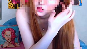 Petite stepsister caresses her curves in private moments