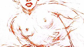 vintage erotic art captures hairy retro passion in antique style