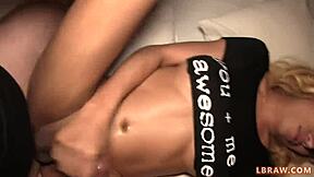 Amateur Thai Ladyboy Candy Bareback Fucked by Monster Cock