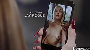 Blonde kendra sutton deepthroats big black cock in revenge mmf threesome fuck