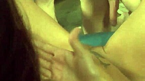 tiffany taylor's shaved pussy gets monster cock pounding cowgirl style