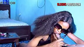 Slim bikini babe tidies dorm room riding big cock to orgasm with roommate