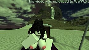 Beach bitch's big ass and tits filled with black creampie in wild outdoor fuck!