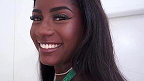 20YO Brazilian Ebony Jenny Pretinha Takes Triple Monster BBC DAP Anal Balls Deep