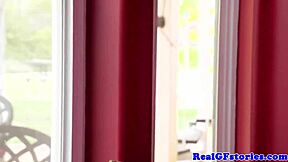 Lingerie housewives take double penetration in steamy group action