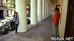 Damn this hot russian teen's sappy wet pussy takes deep insertion and hard fucking like a champ