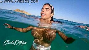 Pornstar Sheila Ortega Underwater Blowjob And Hard Fuck