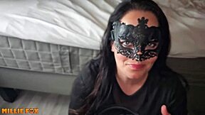 Millie Fox Gulps Twice from His 3-Day Saved Monster Cum Load Swallowed