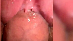Close-up cum pussy fuck drips juicy leche everywhere