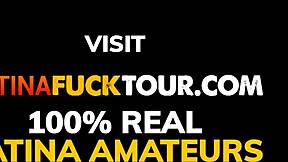 i made latina college babe michel chika suck my huge cock for grades