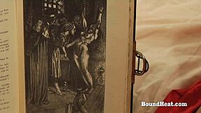 Naughty Lesbian Mistress Moans from Slave's Deep Fingers