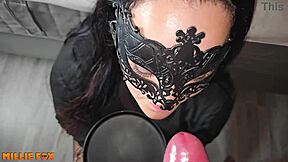 Millie Fox Gulps Twice from His 3-Day Saved Monster Cum Load Swallowed