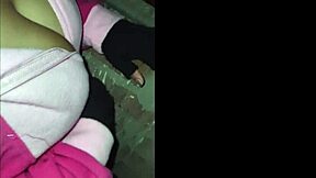 hey milf, wanna flash those halloween tits before sucking cock outdoors?