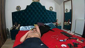 oh god, this curvy milf housewife in lingerie plays with her huge pussy while dirty talking jerk off instructions... wanna cum with mommy?