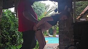 Hot 18yo Blonde Girl Next Door Fucked Hard Doggy In Thunderstorm Creampie Outdoor With Neighbor!!