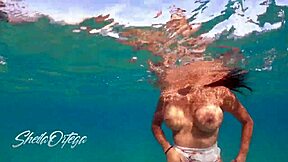 Pornstar Sheila Ortega Underwater Blowjob And Hard Fuck