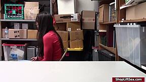 Lilly Hall Shoplifting Punished By Hard Pussy Pounding Fuck