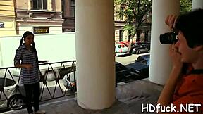 Damn this hot russian teen's sappy wet pussy takes deep insertion and hard fucking like a champ